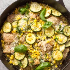 Receta fácil de pollo con calabacín