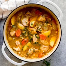 Receta sencilla de estofado de pollo