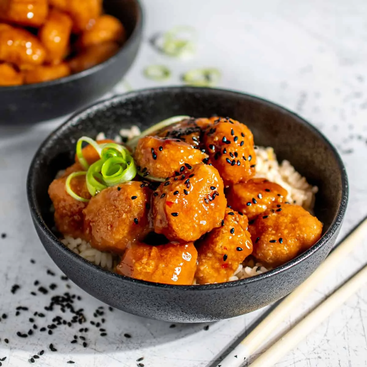 Easy Orange Chicken with Chicken Nuggets
