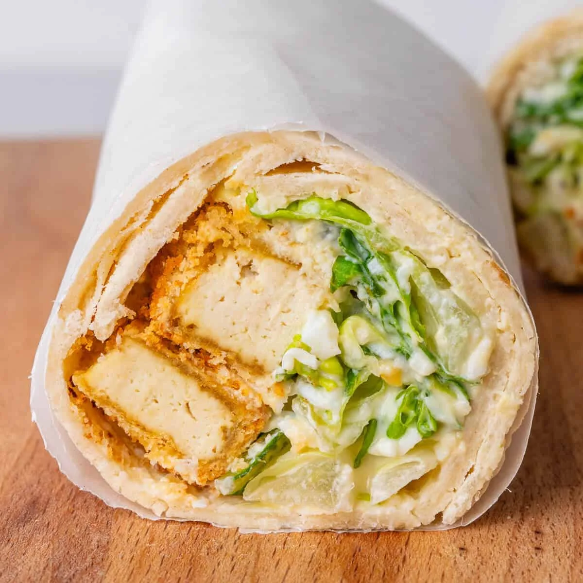 Caesar Wrap (Healthy, High Protein & Delish)