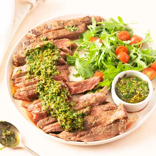 Grilled Flank Steak with Chimichurri