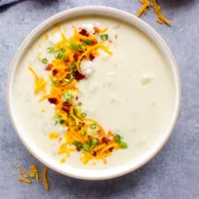 Receta de sopa de patata fácil