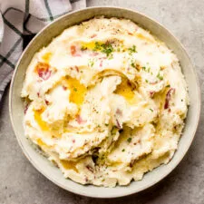 Receta de puré de patatas rojas
