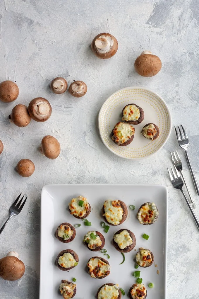 Blue Cheese Stuffed Mushrooms