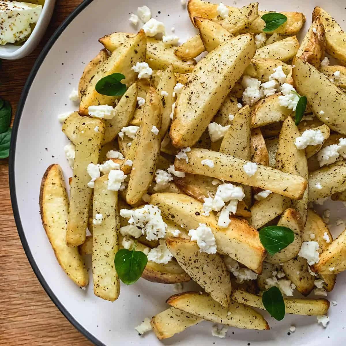 Greek Fries (Oven and Air Fryer)
