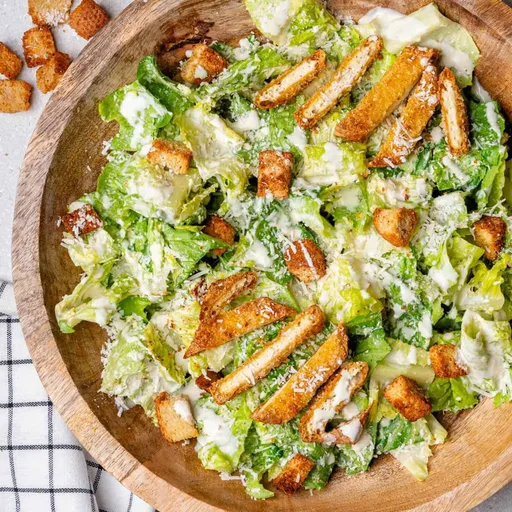 Healthy Caesar Salad (Without Anchovies)