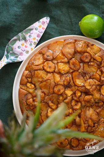 Gâteau créole ananas-banane