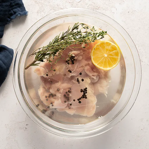 Salmuera fácil para pollo (sin azúcar)