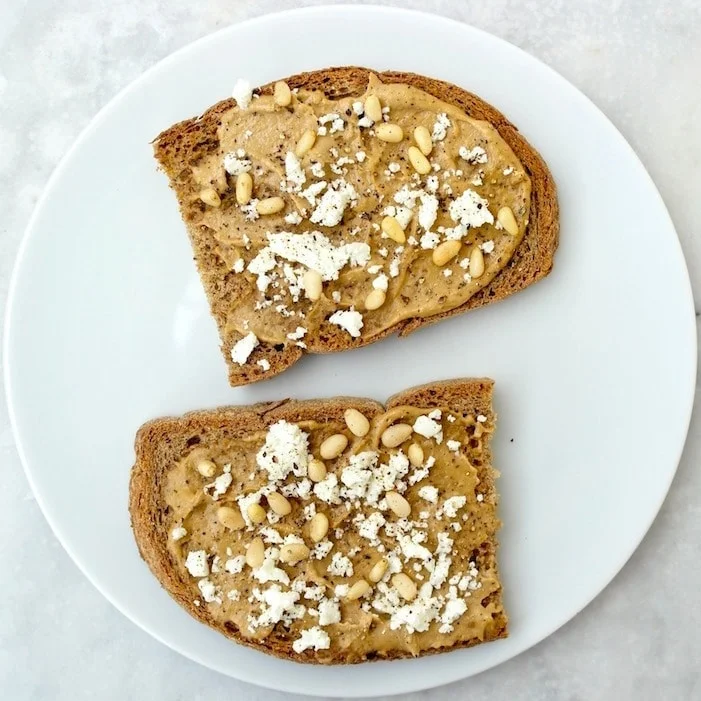 Tahini- Feta Toast