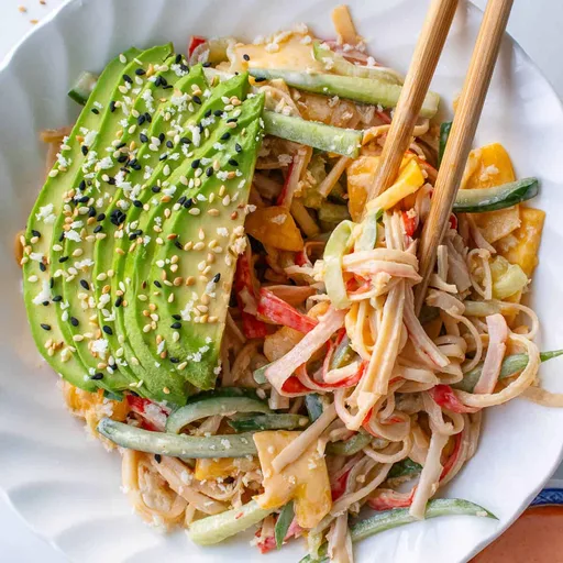 Ensalada Kani (ensalada japonesa de cangrejo)