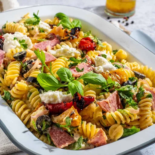 Ensalada de Pasta Italiana Cremosa