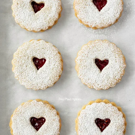 Almond Linzer Cookies