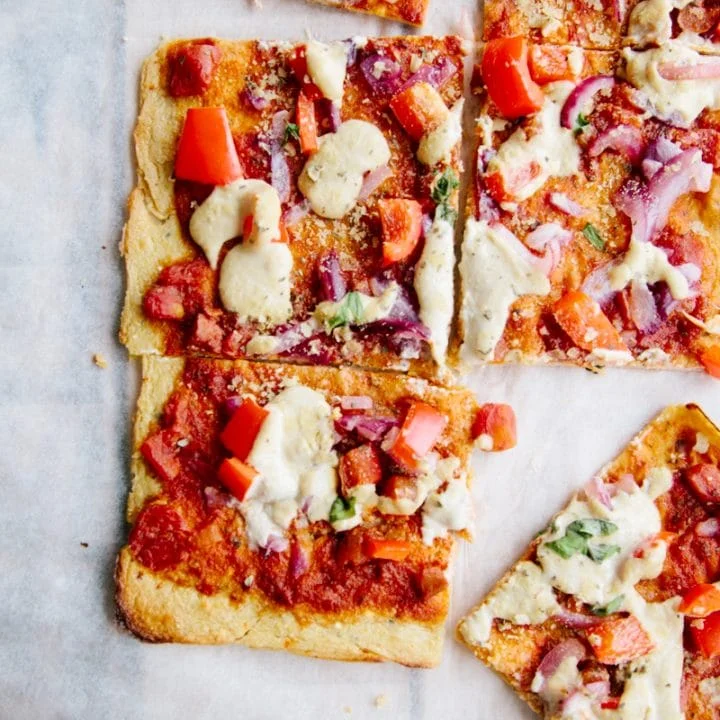 Healthy Pizza (Vegan + Gluten-free)