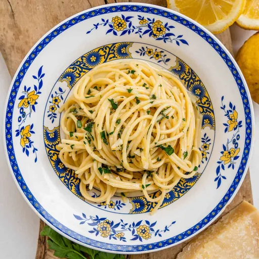 Pasta al limón y ajo (Pasta al Limone)