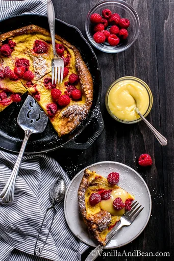 Lemon Raspberry Dutch Baby Recipe