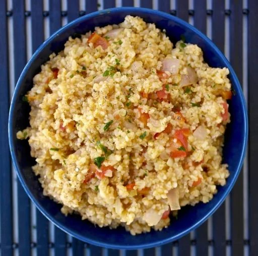 Warm Bulgur Wheat with Vegetables