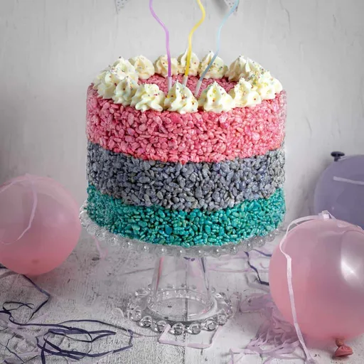 Rice Krispie Treat Cake