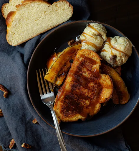 Bananas Foster French Toast