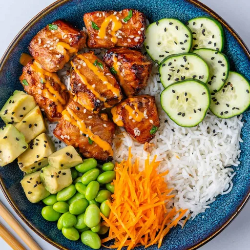 Salmon Bowl (Easy Healthy Dinner in 20 Minutes)