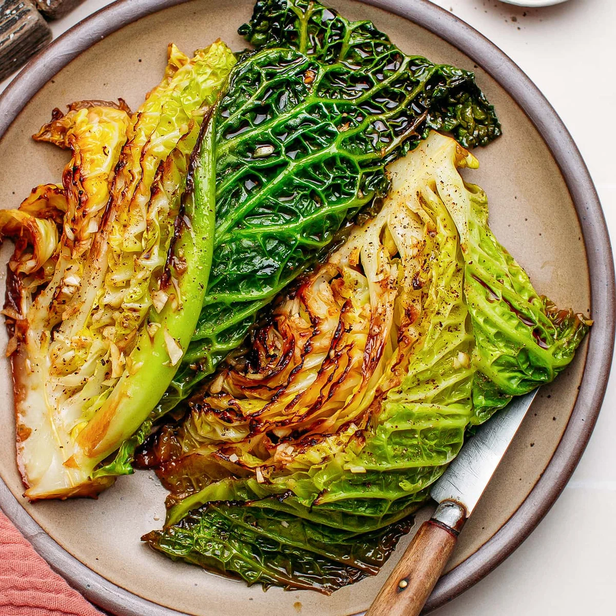Braised Savoy Cabbage