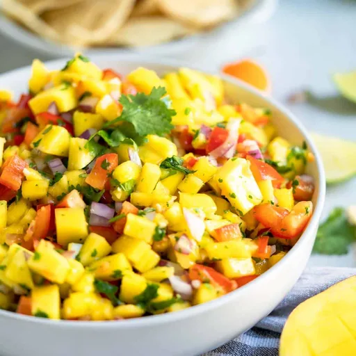 Salsa picante de mango y habanero