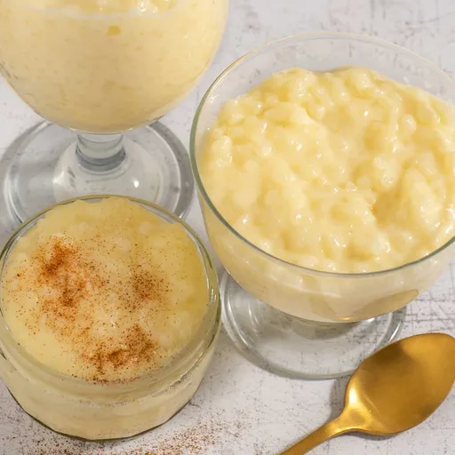 Arroz con leche y leche condensada - Receta fácil sin horno