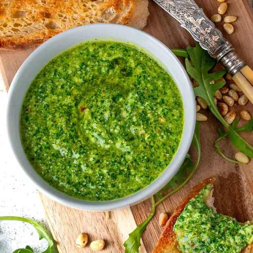 Receta de pesto de rúcula