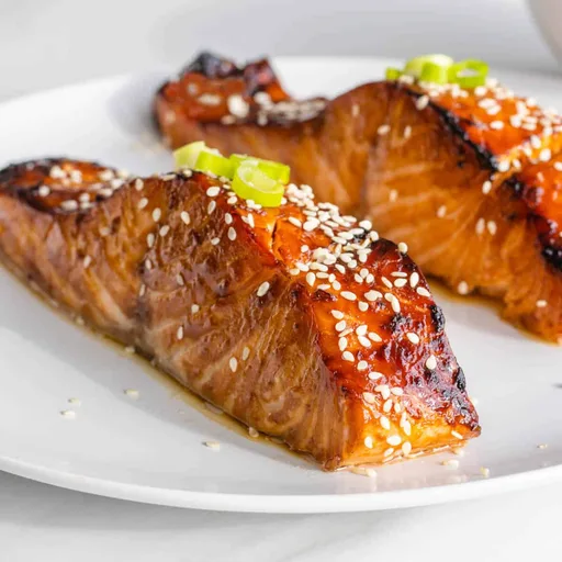 Salmón teriyaki