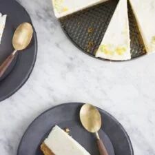 Lemon and lime no bake cheesecake