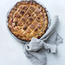 Peach and Blueberry Pie