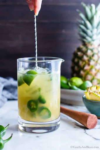 Pineapple - Jalapeño Margaritas Recipe