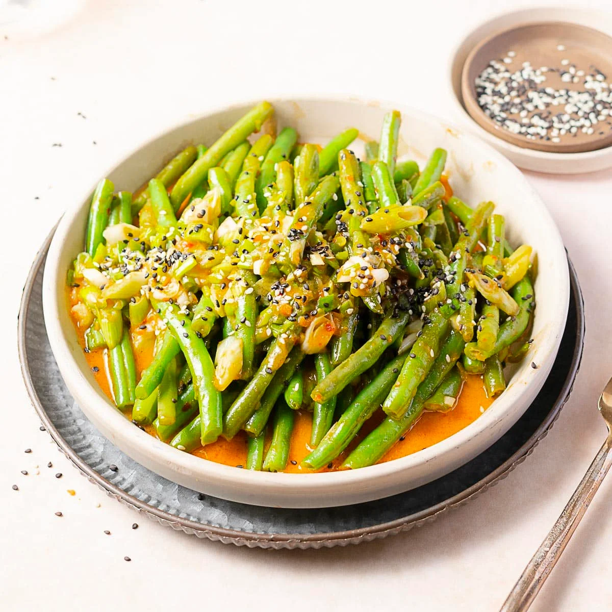 Spicy Miso Green Beans