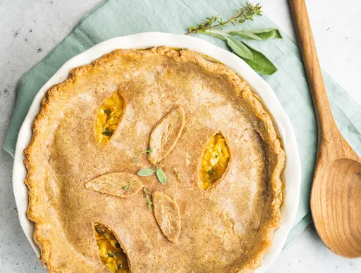Pastel de pollo estilo familiar