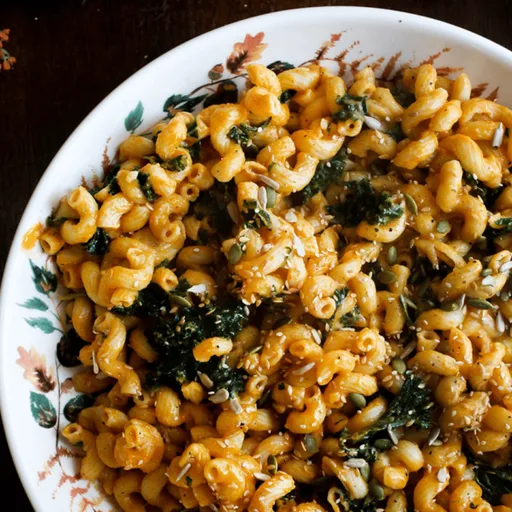 Vegan Pumpkin Mac 'n' Cheese