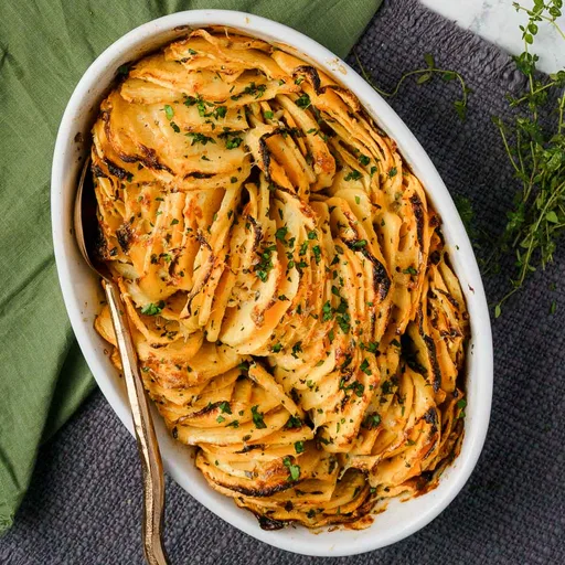 Nabo al horno con parmesano