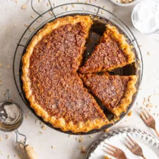 Brown Butter Oatmeal Pie