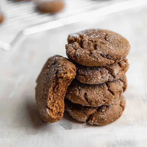 Vegan Molasses Cookies