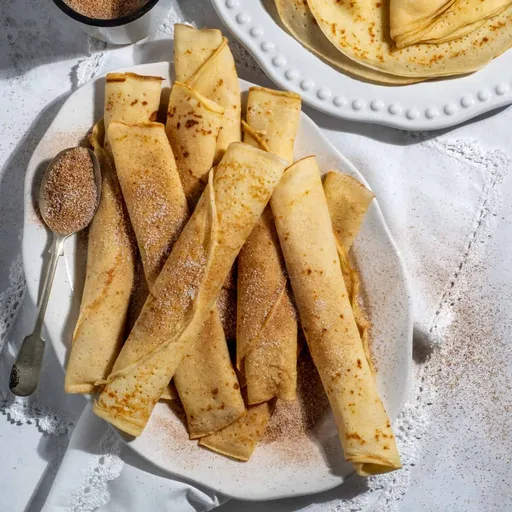 Receta tradicional de tortitas sudafricanas (Pannekoek)
