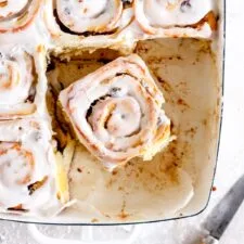 Soft and Fluffy Chelsea Buns (Custard Raisin Buns)