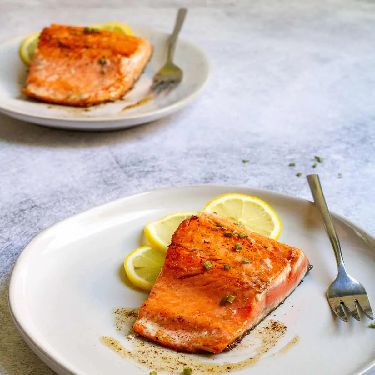 Copper River Salmon with Butter Sauce
