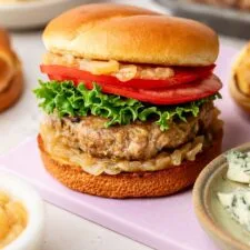 Blue Cheese Turkey Burgers