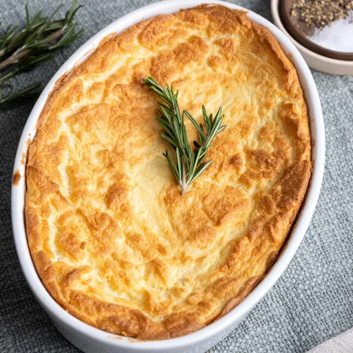 Potato Souffle (Fluffy Baked Mashed Potatoes)