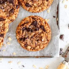 30 Minute Oatmeal Chocolate Chip Cookies