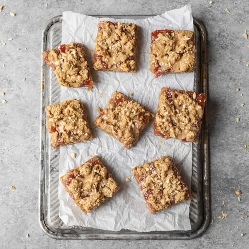 Vegan Peanut Butter and Jelly Bars