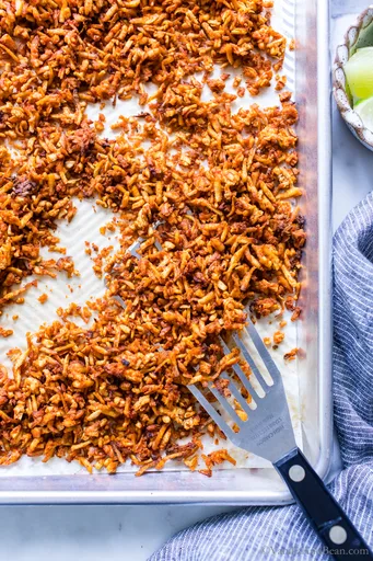 Tofu desmenuzado estilo Tex-Mex para tacos, burritos y más