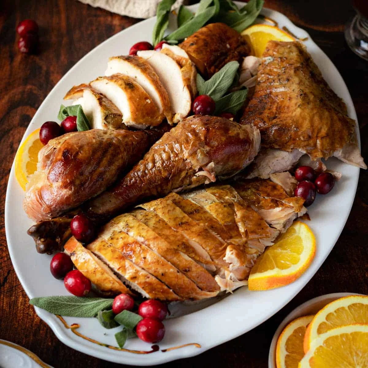 Sage Roasted Turkey with Citrus
