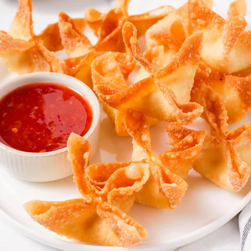 Crab Rangoon (Wontons de cangrejo y queso crema)