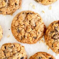 Brown Butter Oatmeal Raisin Cookies