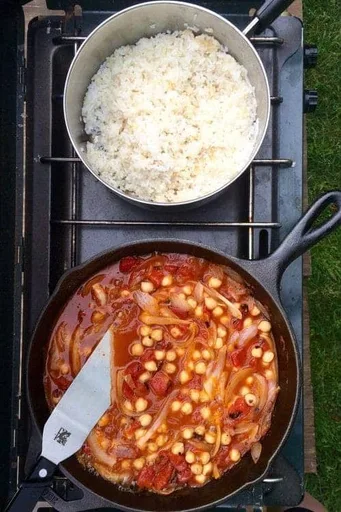 Chickpea Curry (Camp Stove Recipe)