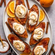 Bruleed Sweet Potatoes with Marshmallow Creme
